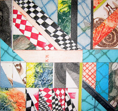 "Matter of Perspective" print collage