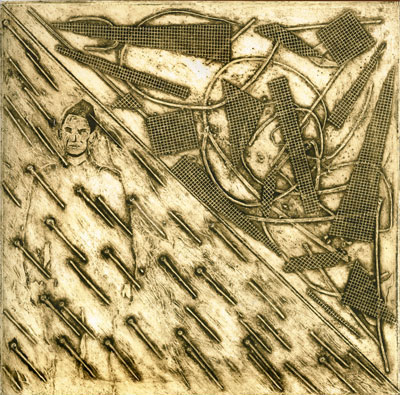 Chaos and Order" Collograph