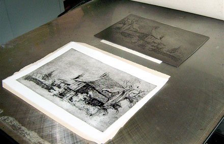 Etching result image