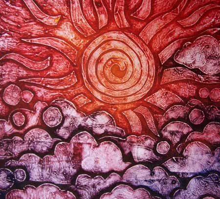 Collograph image